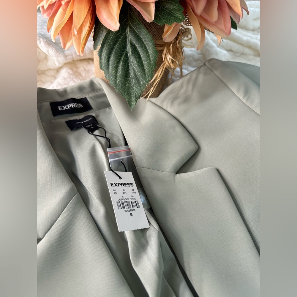Express double knit blazer